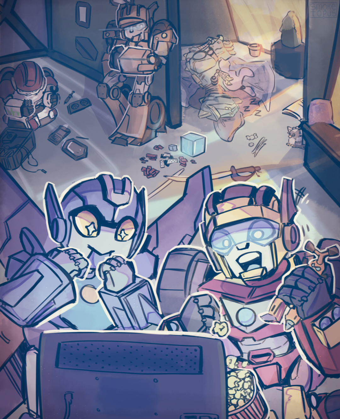rescue bots academy art for a zine